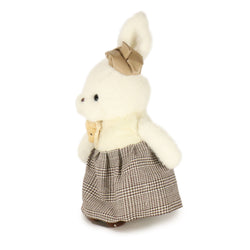 11-inch Old Towne Sage Rabbit with Checkered Dress (ONLINE ORDER ONLY)