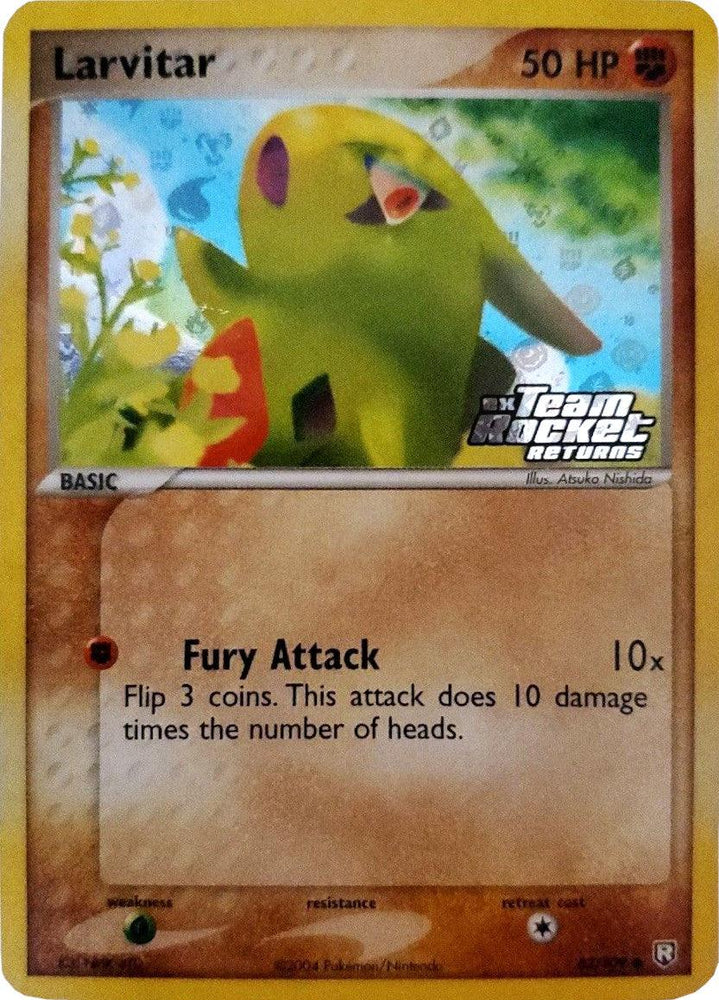 Larvitar (62/109) (Stamped) [EX: Team Rocket Returns] (Online Only)