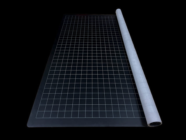 [Preorder] Megamat® 1" Reversible Blue-Green/Black-Grey Squares/Hexes (34½" x 48" Playing Surface) [Multiple Options] (Online Only)
