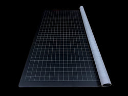 [Preorder] Megamat® 1" Reversible Blue-Green/Black-Grey Squares/Hexes (34½" x 48" Playing Surface) [Multiple Options] (Online Only)