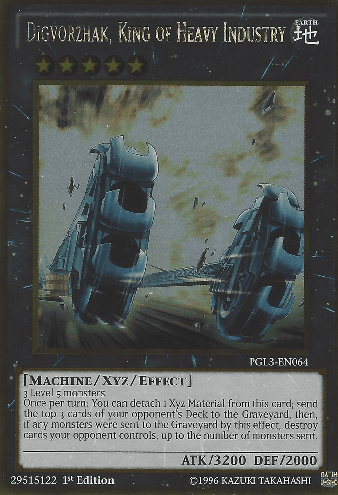 Digvorzhak, King of Heavy Industry [PGL3-EN064] Gold Rare (ONLINE ORDER ONLY)