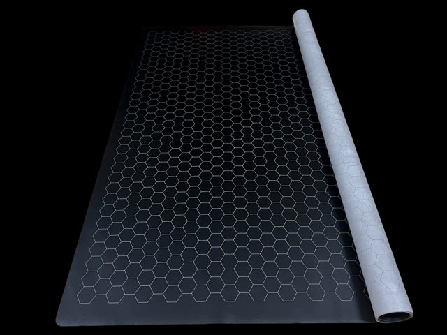[Preorder] Megamat® 1" Reversible Blue-Green/Black-Grey Squares/Hexes (34½" x 48" Playing Surface) [Multiple Options] (Online Only)