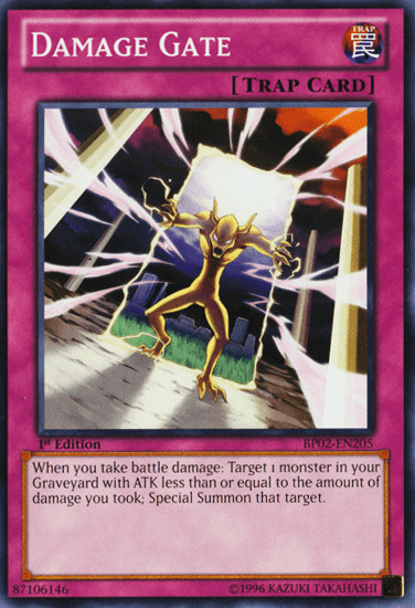 Damage Gate [BP02-EN205] Mosaic Rare (ONLINE ORDER ONLY)