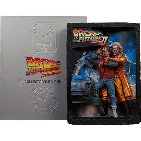Back to the Future: The Ultimate Visual History Collector's Edition Hardcover book with Sculpted Movie Poster [2017] (ONLINE ORDER ONLY)