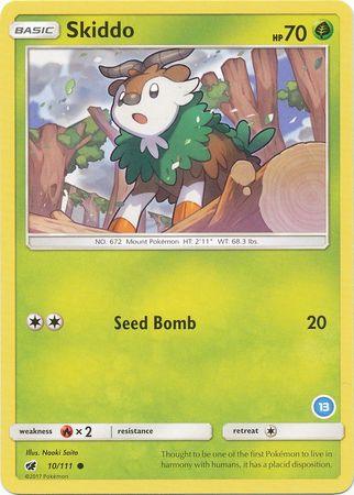 Skiddo (10/111) (Deck Exclusive #13) [Sun & Moon: Trainer Kit - Alolan Ninetales] (Online Only)