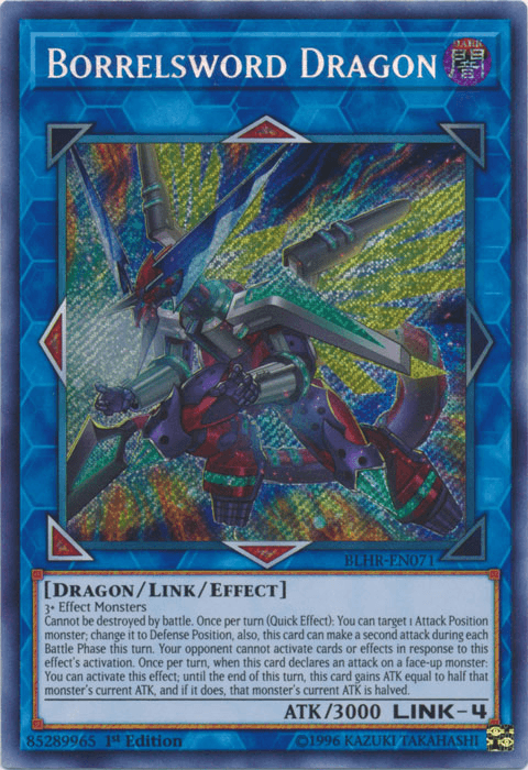 Borrelsword Dragon [BLHR-EN071] Secret Rare (ONLINE ORDER ONLY)