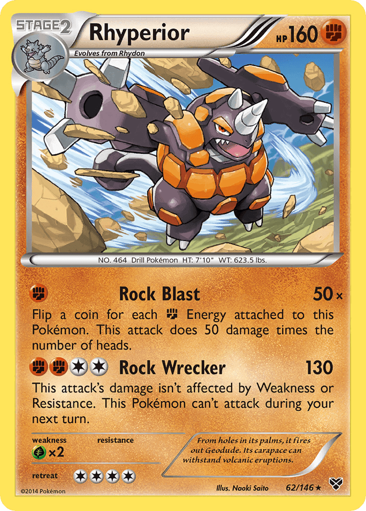 Rhyperior (62/146) [XY: Base Set] (Online Only)