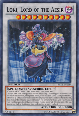 Loki, Lord of the Aesir [SP14-EN049] Starfoil Rare (ONLINE ORDER ONLY)