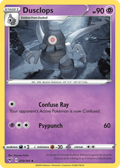 Dusclops (070/185) [Sword & Shield: Vivid Voltage] (Online Only)