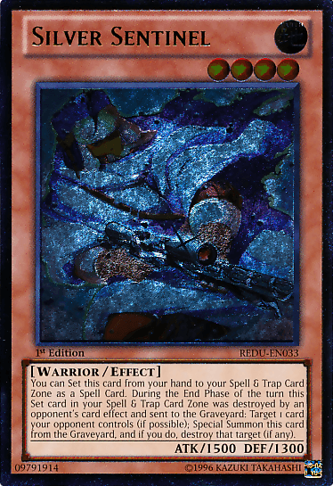Silver Sentinel [REDU-EN033] Ultimate Rare (ONLINE ORDER ONLY)