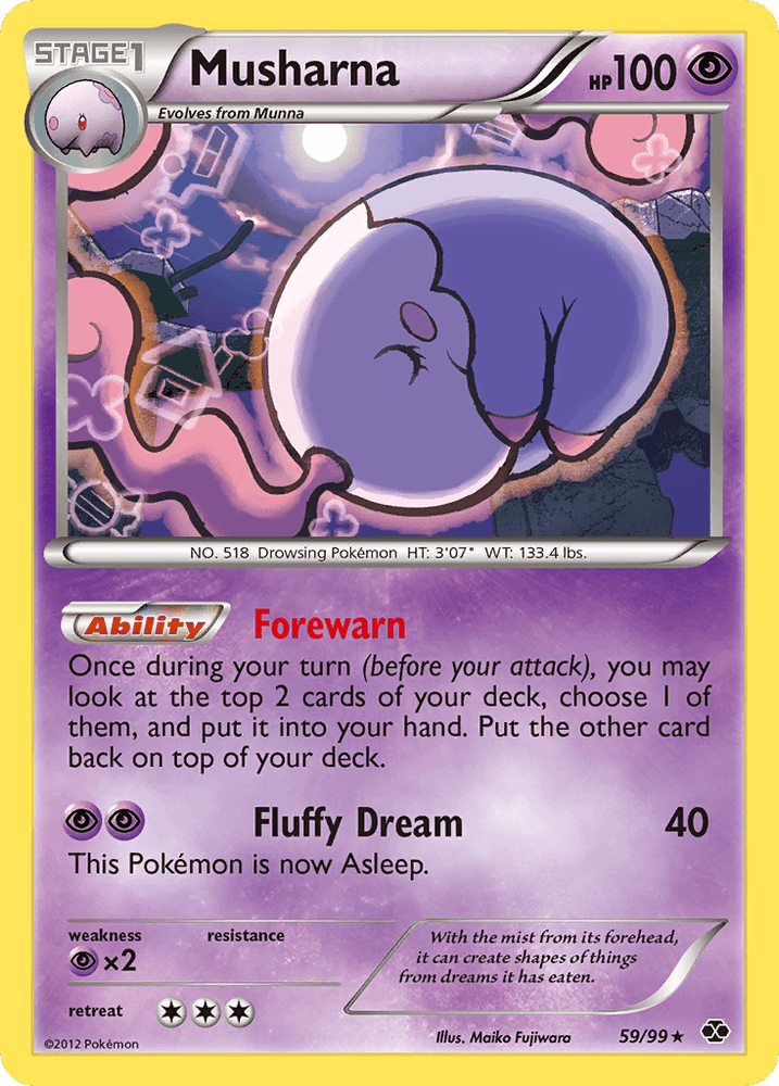 Musharna (59/99) [Black & White: Next Destinies] (Online Only)