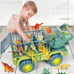 Dinosaur Transporter Children's Toy Set Tyrannosaurus Rex  Car Solid Dinosaur Fall Resistant (ONLINE ORDER ONLY)