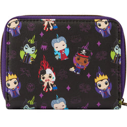 Disney Villains Print Zip-Around Wallet (Online Order Only)