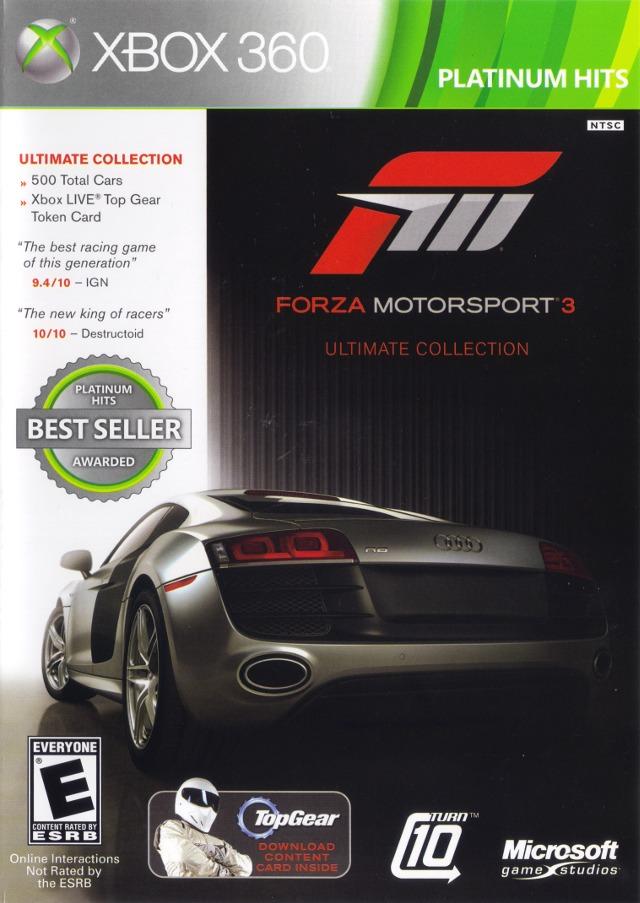 Forza Motorsport 3 Ultimate Collection (Platinum Hits) (Xbox 360) (ONLINE ORDER ONLY)