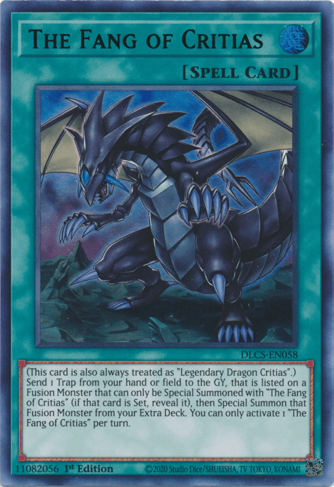 The Fang of Critias (Green) [DLCS-EN058] Ultra Rare (ONLINE ORDER ONLY)
