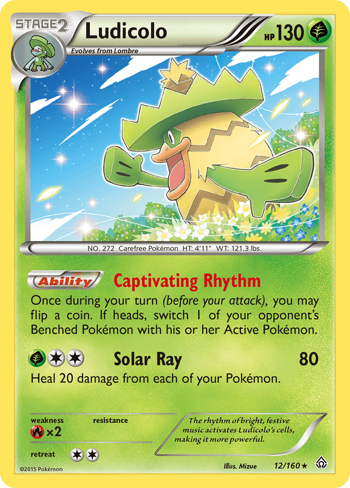 Ludicolo (12/160) [XY: Primal Clash] (Online Only)