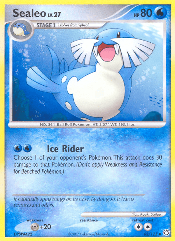 Sealeo (62/123) [Diamond & Pearl: Mysterious Treasures] (Online Only)