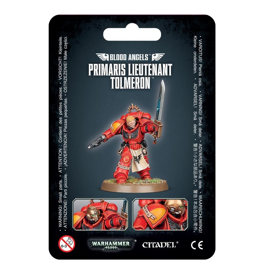 Warhammer 40K: Blood Angels - Primaris Lieutenant Tolmeron