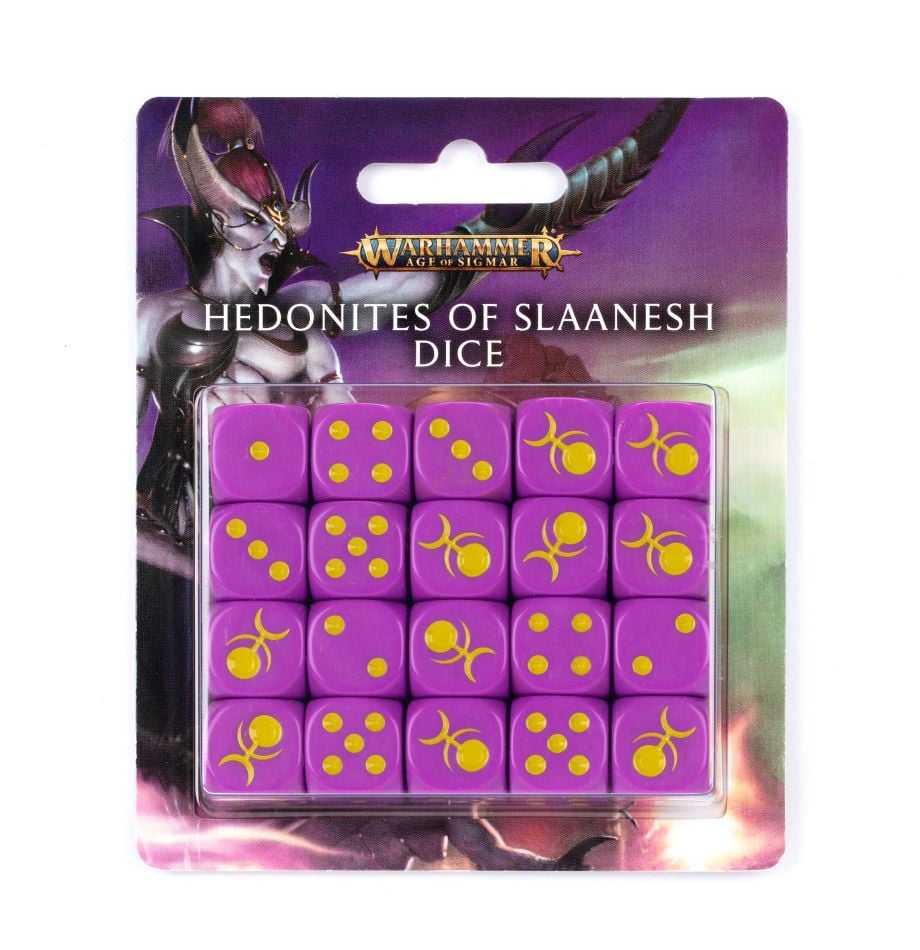 Warhammer: Hedonites of Slaanesh - Dice Set (ONLINE ORDER ONLY)