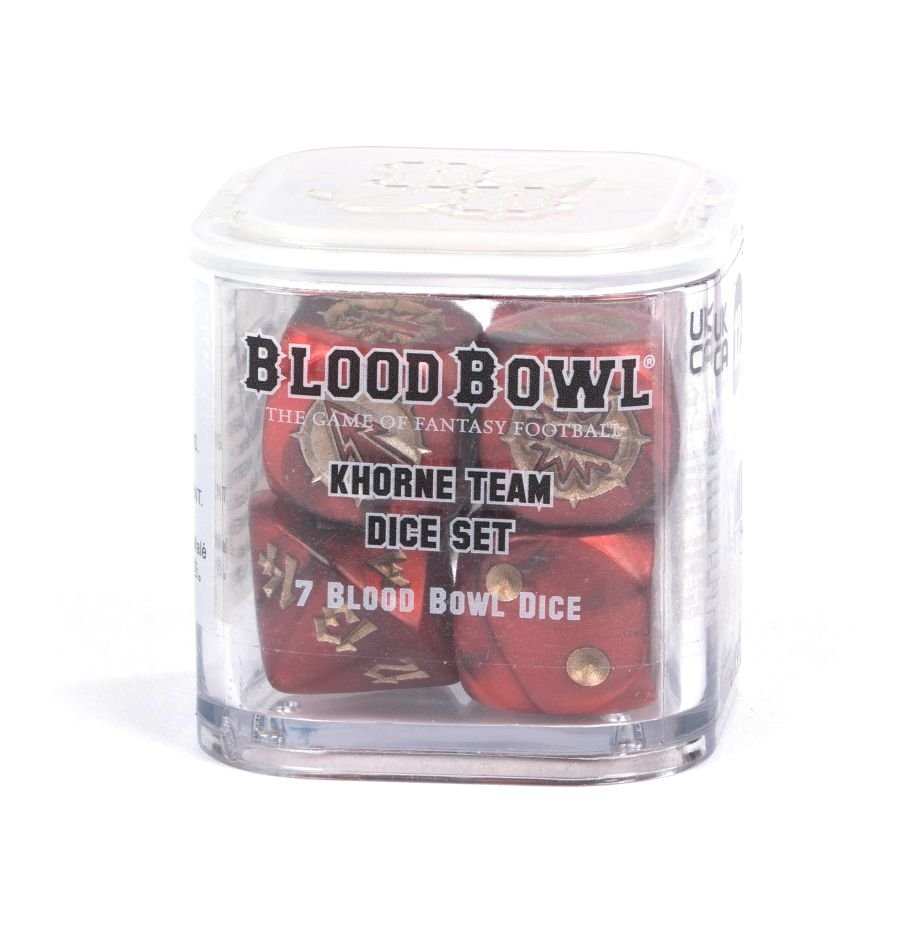 Blood Bowl: Khorne - Dice Set (ONLINE ORDER ONLY)