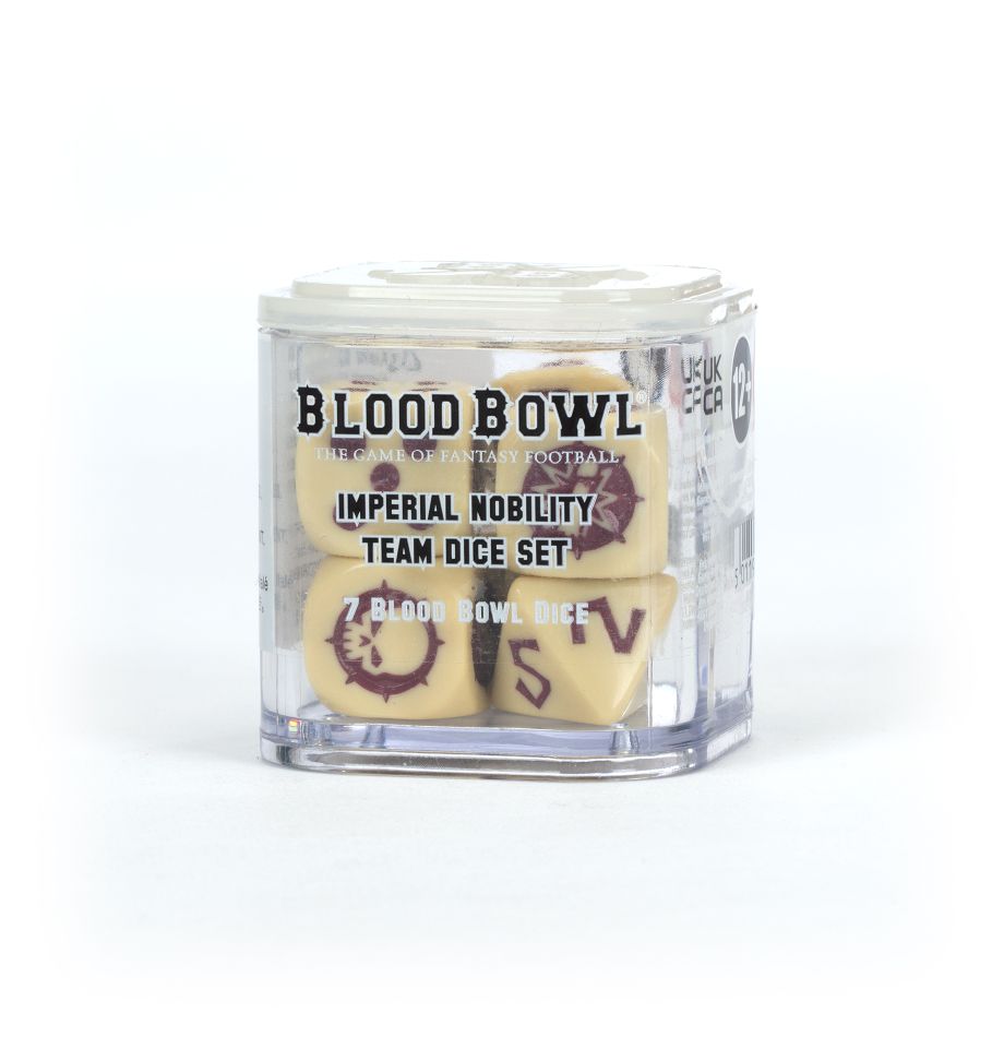Blood Bowl: Imperial Nobility Team Dice Set (ONLINE ORDER ONLY)