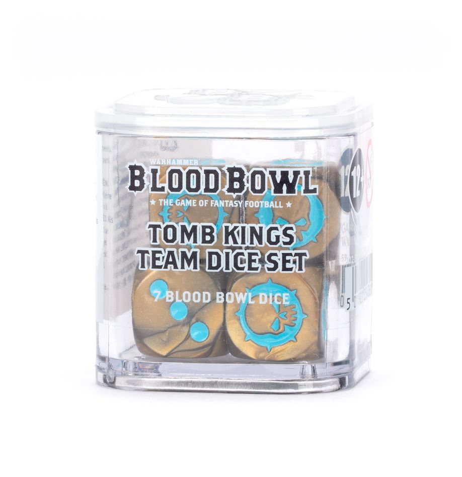Blood Bowl: Tomb Kings Team Dice Set (ONLINE ORDER ONLY)