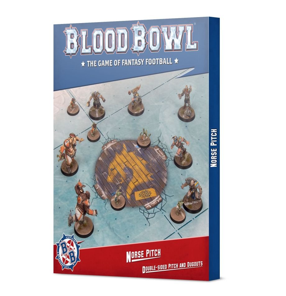 Blood Bowl: Norse Team - Double-sided Pitch and Dugouts Set (ONLINE ORDER ONLY)