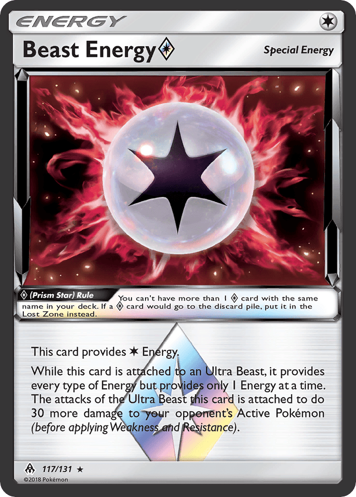 Beast Energy (117/131) (Prism Star) [Sun & Moon: Forbidden Light] (Online Only)