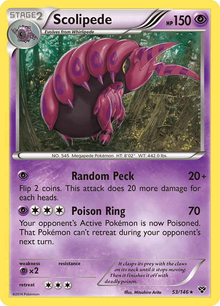 Scolipede (53/146) [XY: Base Set] (Online Only)