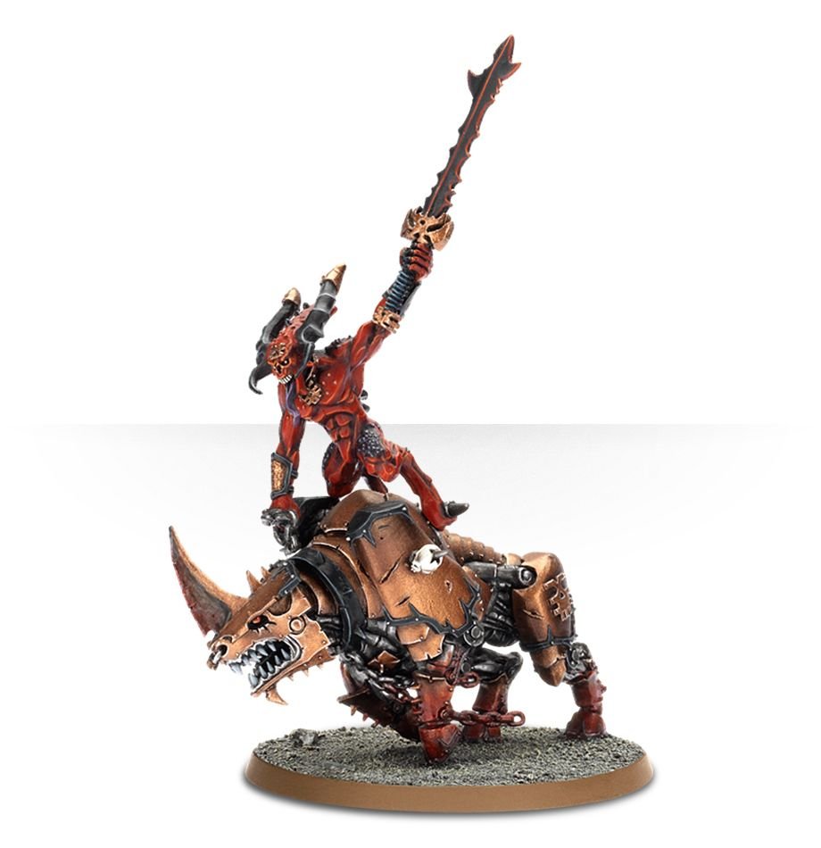 Warhammer 40K: Chaos Daemons - Herald of Khorne on Juggernaut (ONLINE ORDER ONLY)