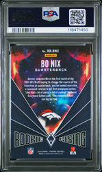 Graded 2024 Panini Phoenix Bo Nix #RRBNX Rookie Rising Wave Rookie RC Football Card PSA 10 Gem Mint (ONLINE ORDER ONLY)