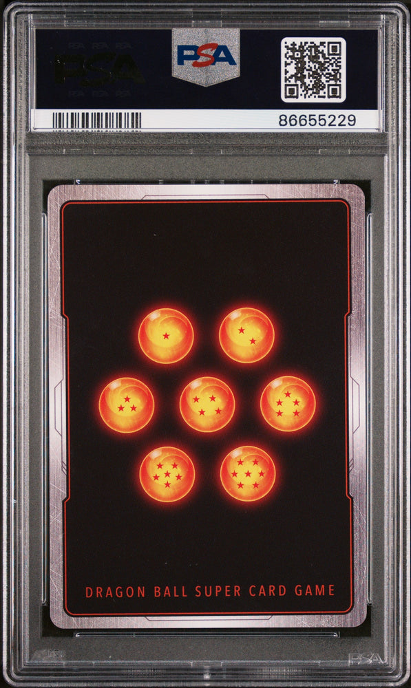 2022 DRAGON BALL SUPER MYTHIC BOOSTER SS4 S.GOKU/BYD.LMTS. #P-262 - PSA 10 (Online Order Only)