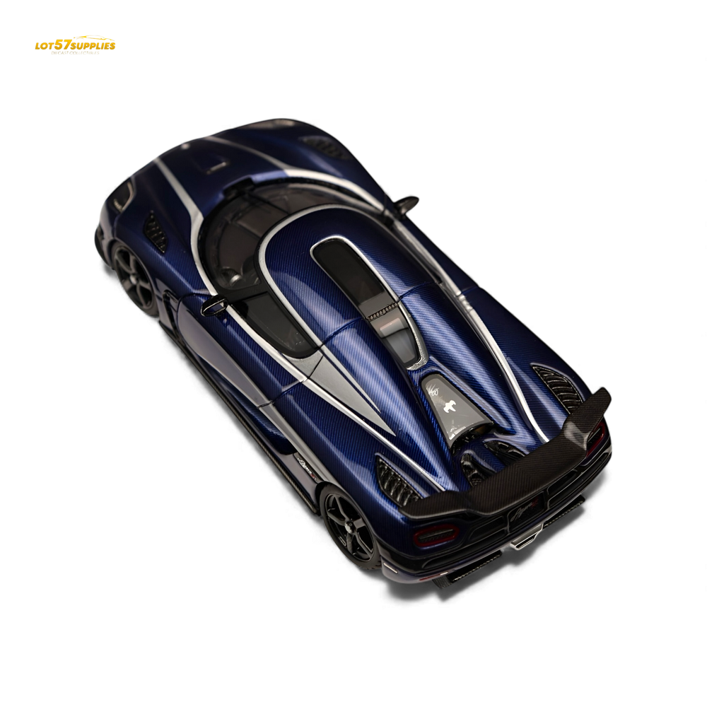 (Pre-Order) VMB Koenigsegg Agera R - Blue Carbon 1:64 (ONLINE ORDER ONLY)
