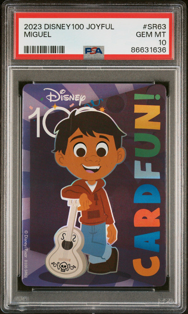 2023 CARD FUN DISNEY 100 JOYFUL MIGUEL SR63 PSA 10 (Online Order Only)