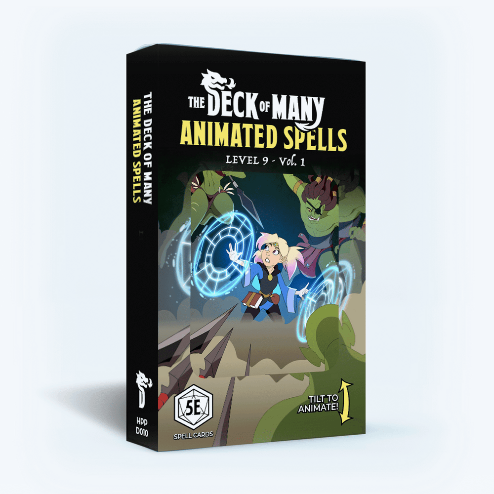 The Deck of Many: Animated Spells - Level 9 Volume 1 (ONLINE ORDER ONLY)