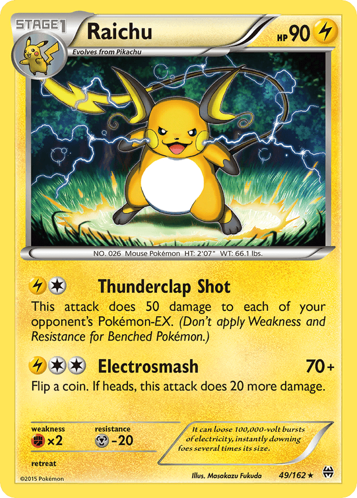 Raichu (49/162) [XY: BREAKthrough] (Online Only)