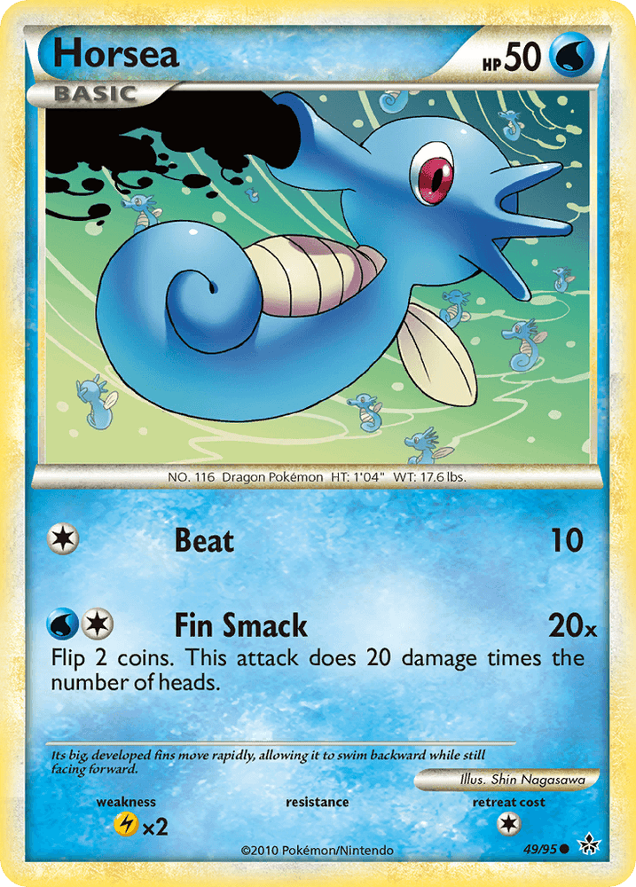 Horsea (49/95) [HeartGold & SoulSilver: Unleashed] (Online Only)