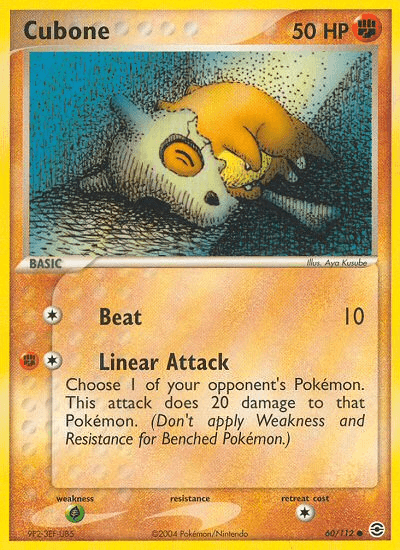 Cubone (60/112) [EX: FireRed & LeafGreen] (Online Only)