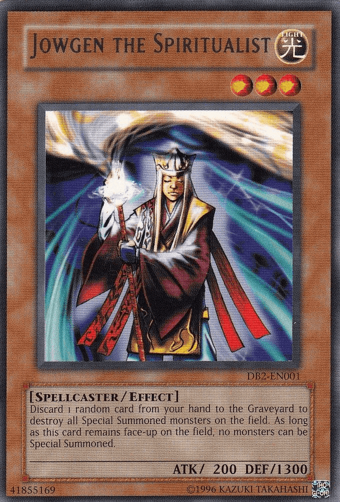 Jowgen the Spiritualist [DB2-EN001] Rare (ONLINE ORDER ONLY)