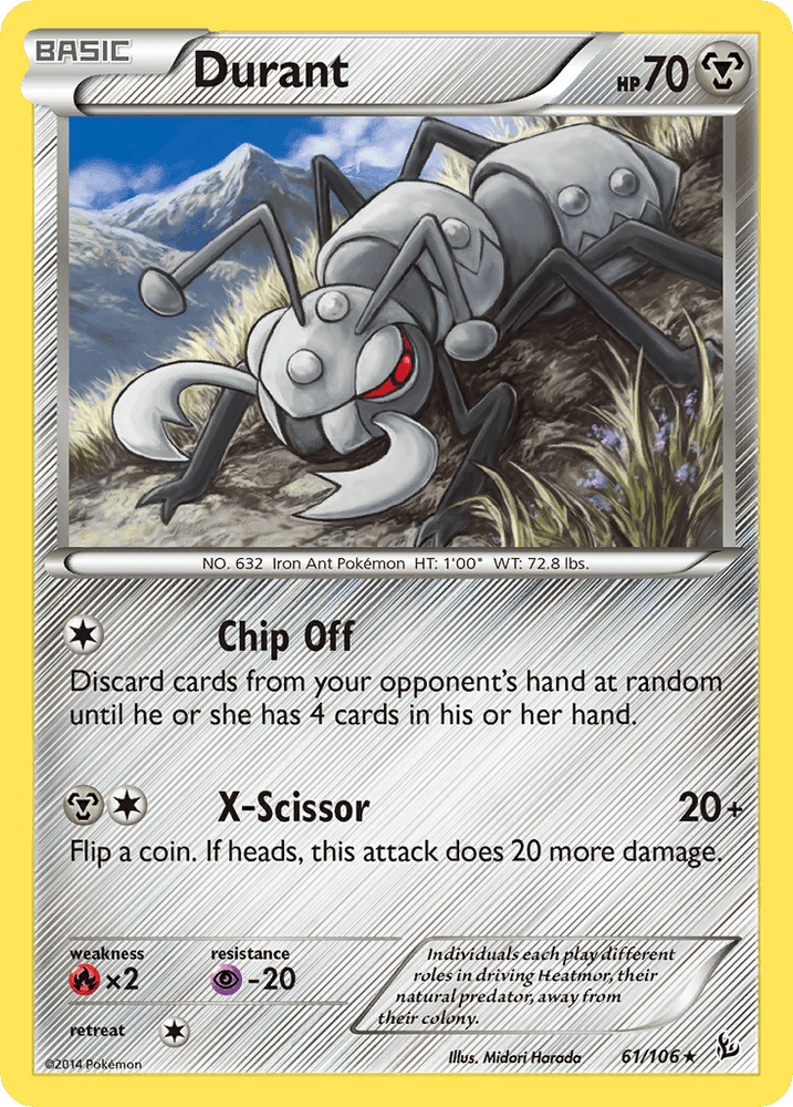 Durant (61/106) [XY: Flashfire] (Online Only)