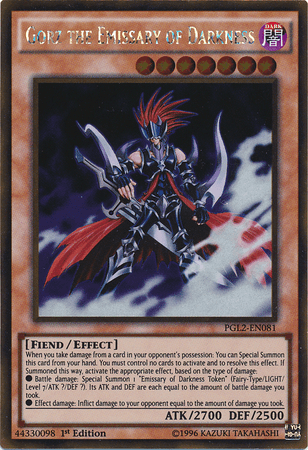 Gorz the Emissary of Darkness [PGL2-EN081] Gold Rare (ONLINE ORDER ONLY)