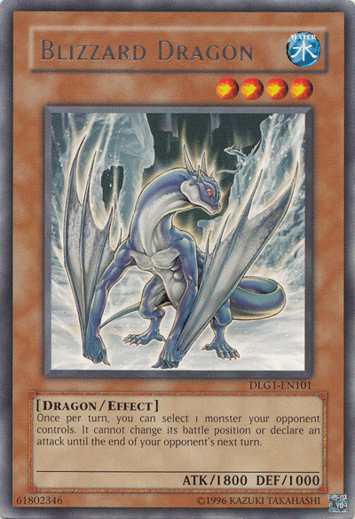 Blizzard Dragon [DLG1-EN101] Rare (ONLINE ORDER ONLY)