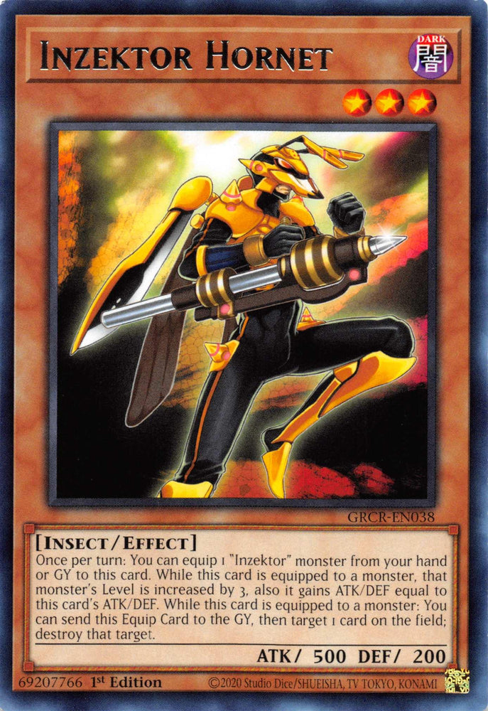 Inzektor Hornet [GRCR-EN038] Rare (ONLINE ORDER ONLY)