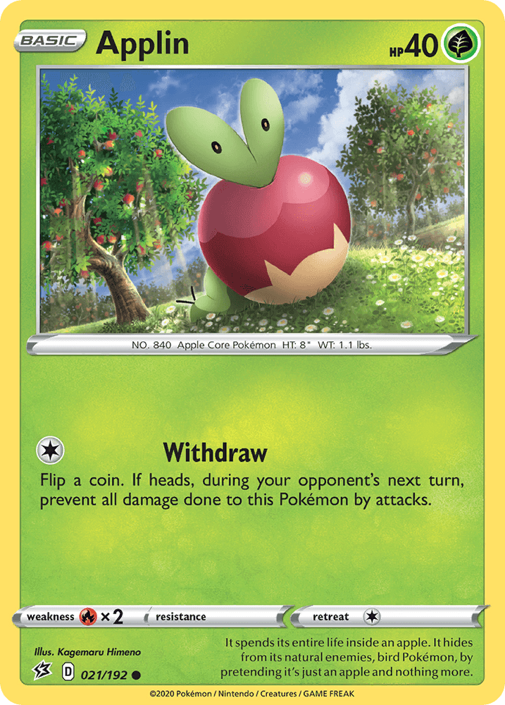 Applin (021/192) [Sword & Shield: Rebel Clash] (Online Only)