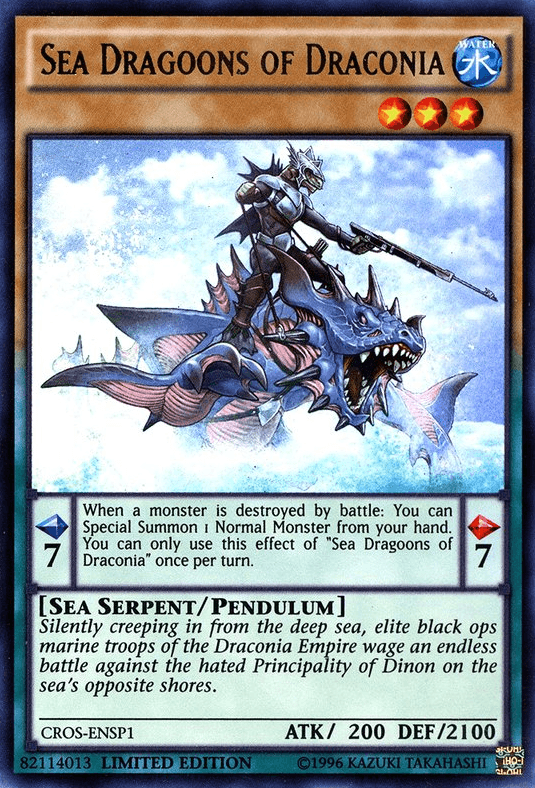 Sea Dragoons of Draconia (CROS-ENSP1) [CROS-ENSP1] Ultra Rare (ONLINE ORDER ONLY)