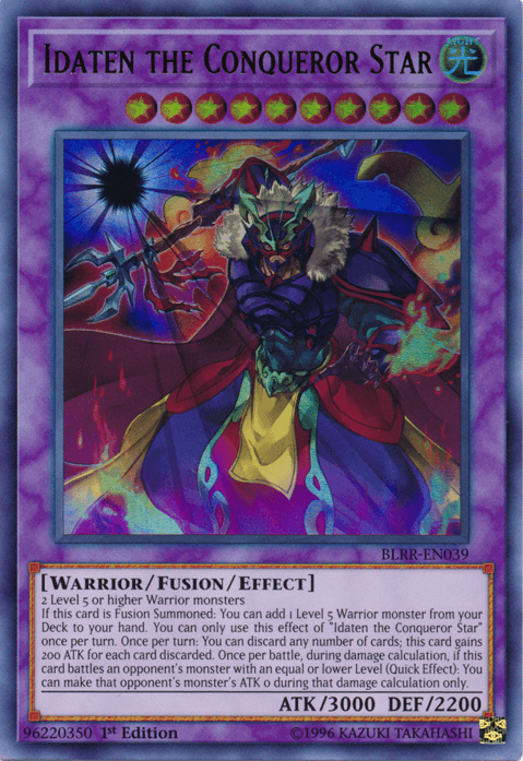 Idaten the Conqueror Star [BLRR-EN039] Ultra Rare (ONLINE ORDER ONLY)