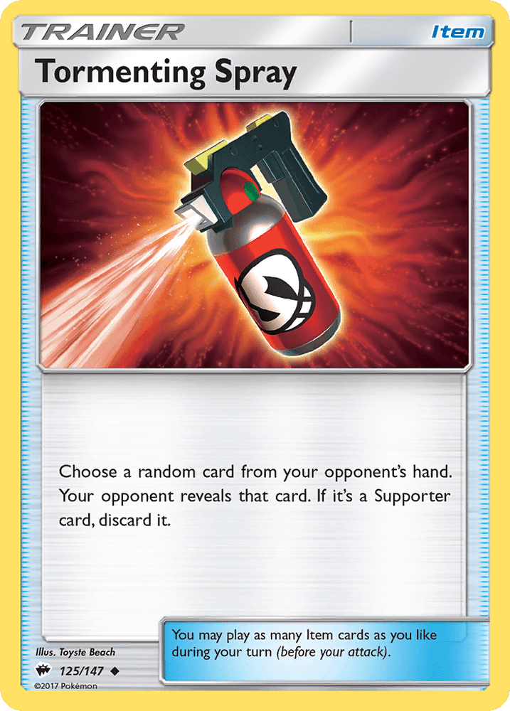 Tormenting Spray (125/147) [Sun & Moon: Burning Shadows] (Online Only)
