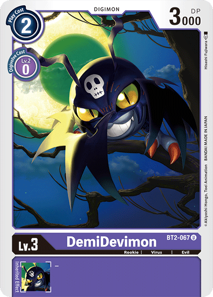 DemiDevimon [BT2-067] [Release Special Booster Ver.1.0] (ONLINE ORDER ONLY)