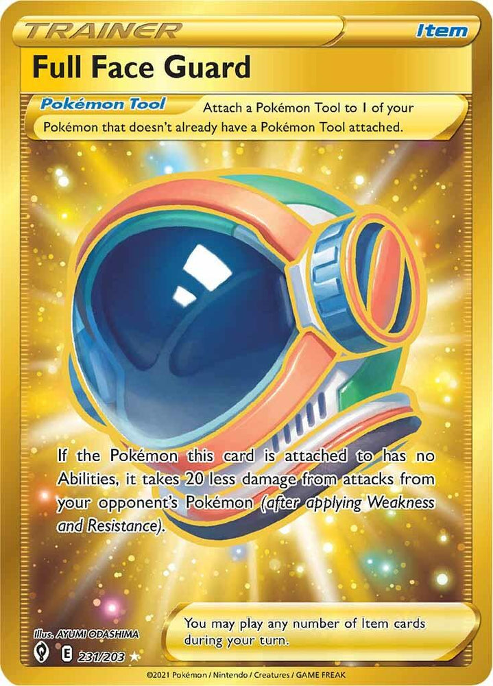 Full Face Guard (231/203) [Sword & Shield: Evolving Skies] (Online Only)