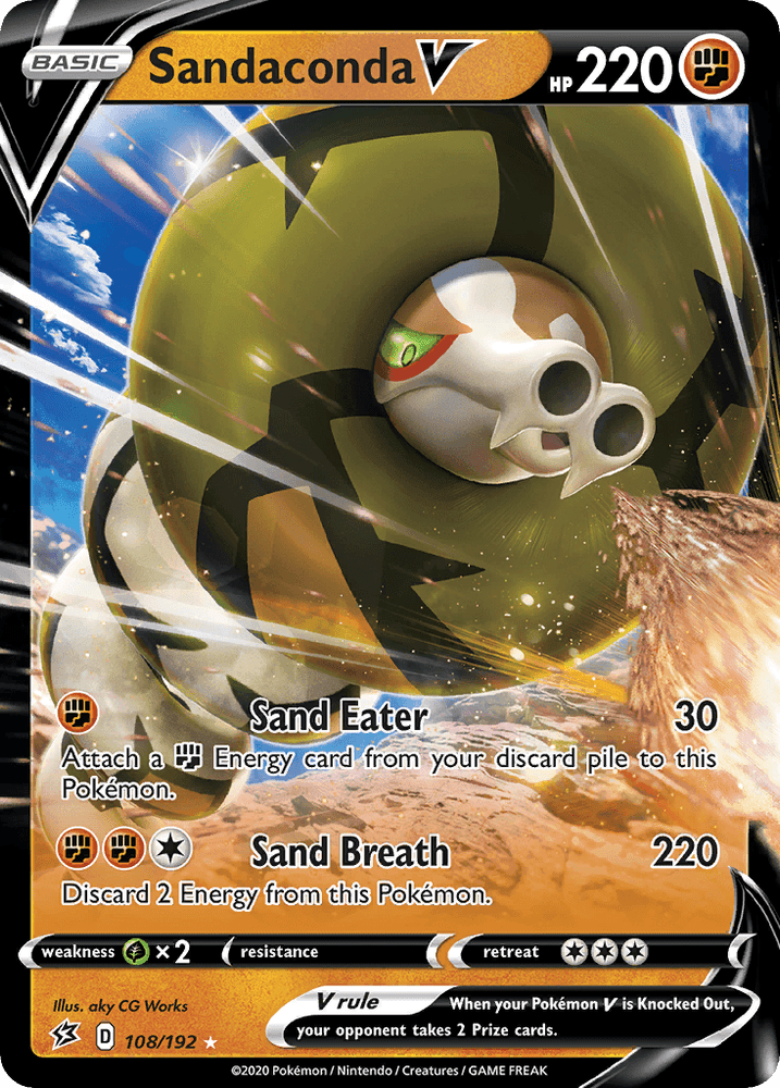 Sandaconda V (108/192) [Sword & Shield: Rebel Clash] (Online Only)